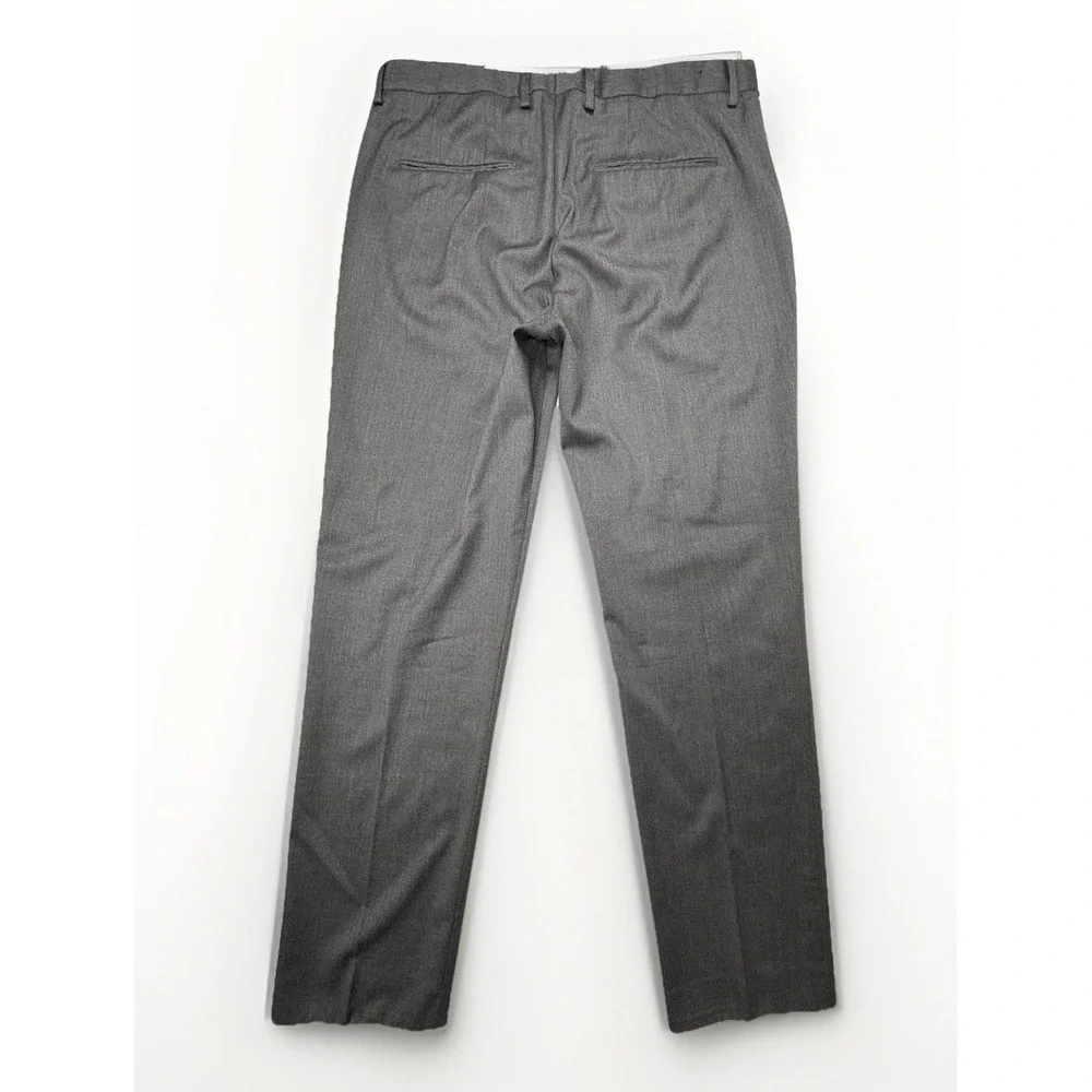 J.Lindeberg‎ Hugo Legend 100% Wool Dress Pants Mens 34x31 Charcoal Straight EUC